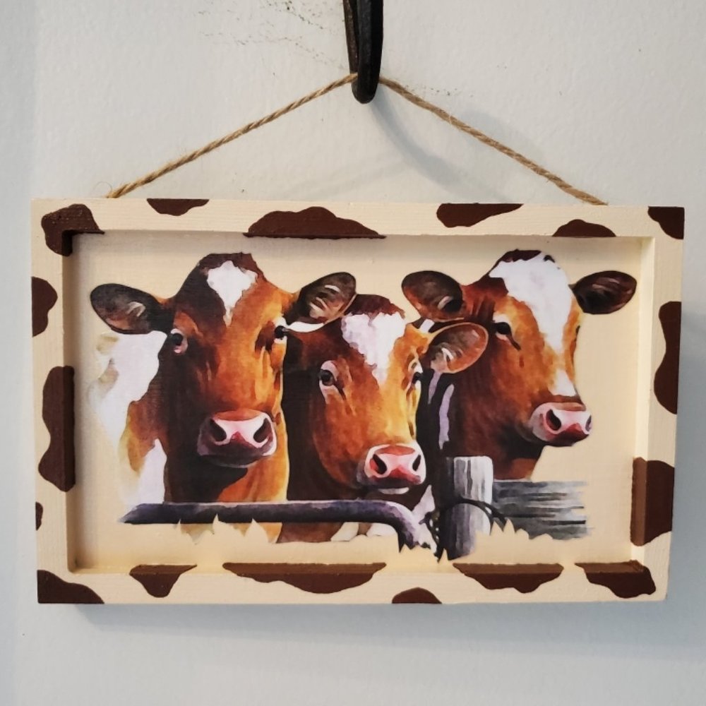 Brown Cow Wall Decor
